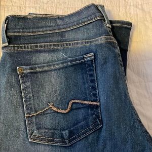 7 For All Mankind women’s bootcut denim jeans, size 30